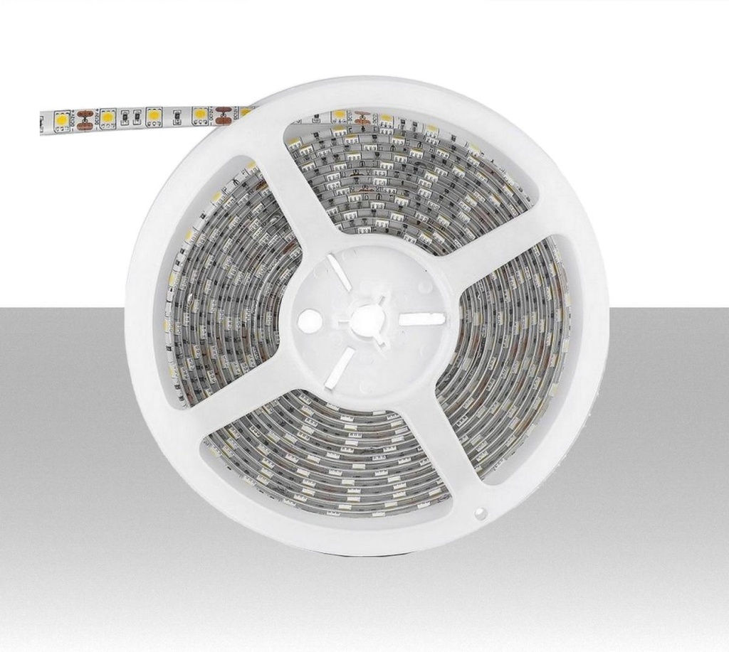 Strip LED SMD5050 10,8W/m 60 LED/m RGB 12V IP65 10mm - Rolla da 5 metri - 840 lumen/metro