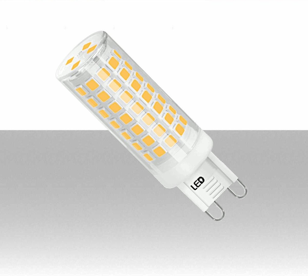 Lampadina LED G9 6W 230Vac luce calda 3000K - 72W equivalenti