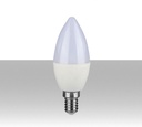 Lampadina a Candela LED con Luce natuale Chip Samsung E14 7W 4000K 600 LUMEN