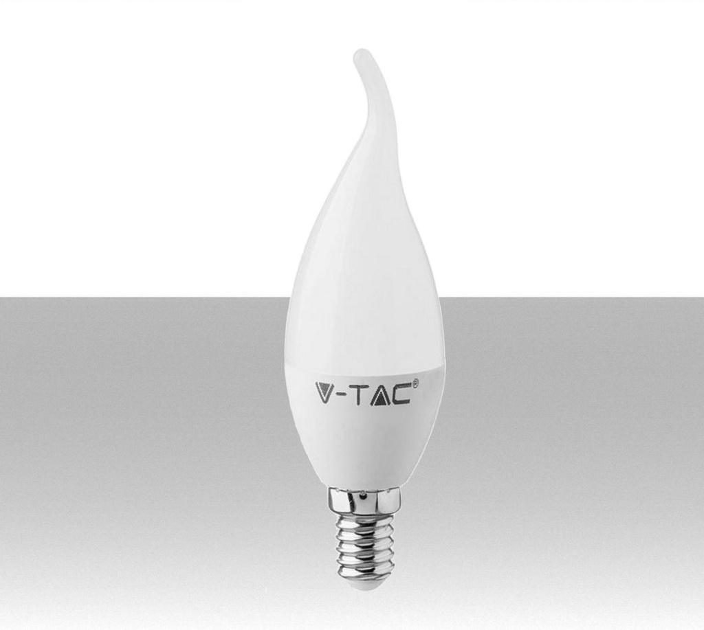 Lampadina LED a Fiamma Luce calda E14 Chip Samsung 5.5W 470 lumen 3000K - Ideale per lampadari