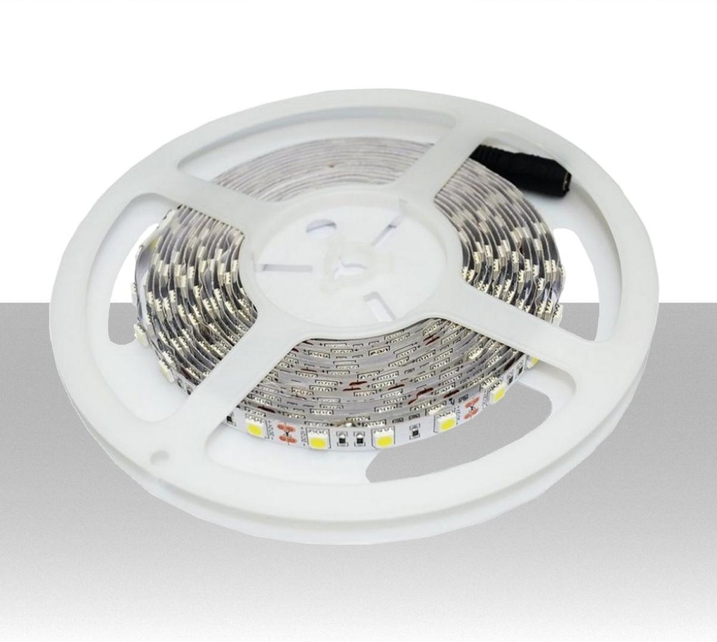 Strip LED 12V RGB SMD5050 10,8W/m 60 LED/m IP20 10mm - Rolla da 5 metri - 1000 lumen/metro