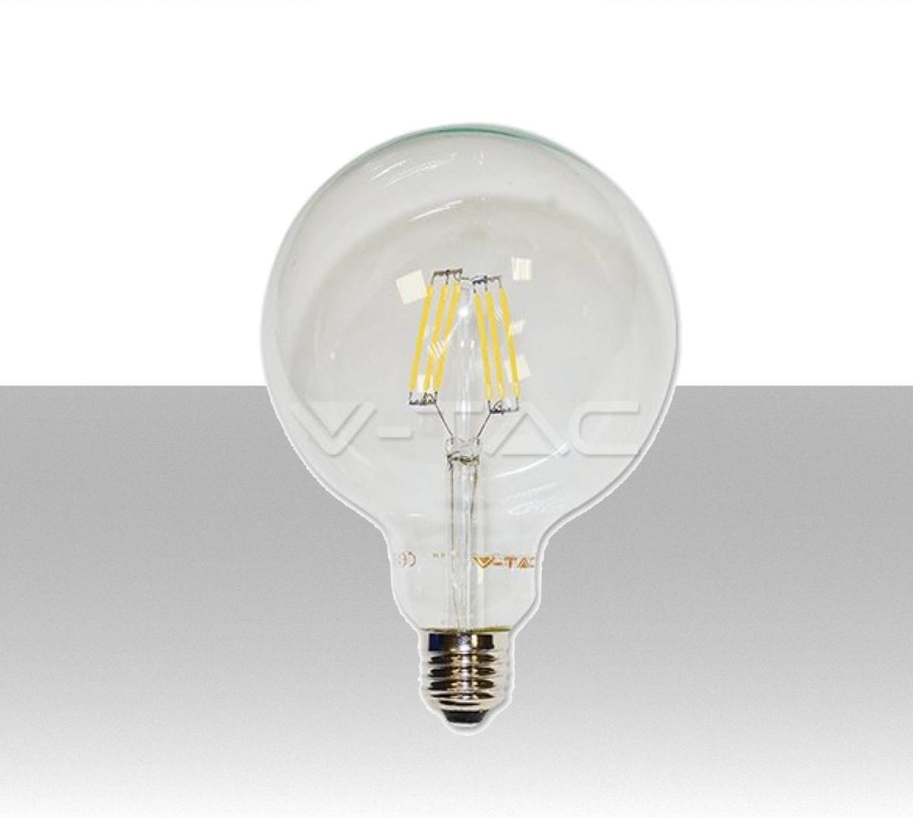 Lampadina LED E27 6W G125 Filamento 2700K