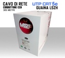 Cavo Ethernet LAN CAT.5e UTP conduttore CCA guaina LSZH grigia box 305 metri