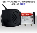 Centralino antenna TV da interno 1 ingresso UHF 43dB serie Offel 26-311
