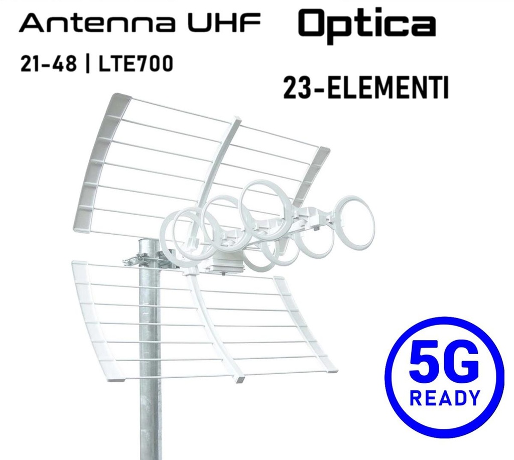 Antenna UHF 5G Ready OPTICA 23 elementi Emme Esse