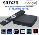 TV Box andoid 4K con sintonizzatore Digitale Terrestre T2 modello SRT420 4K UHD 