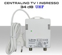 Centralino antenna TV da interno 1 ingresso UHF 34dB telealimentazione serie BL1-34RLT