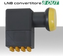 Lnb 8 uscite indipendenti convertitore per parabola satellitare 8 utenze IDdigital LNB 189