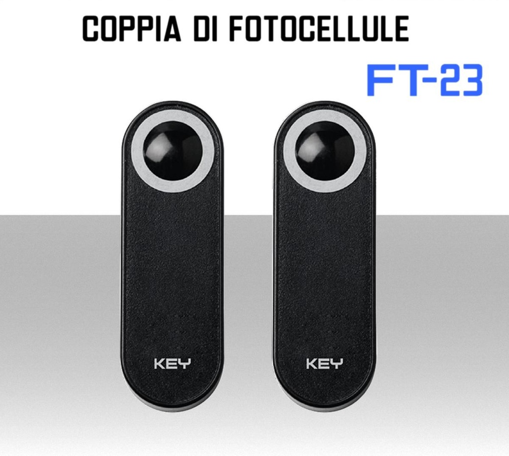 Coppia di fotocellule cancelli da esterno per pilastri sottili Key automation FT23