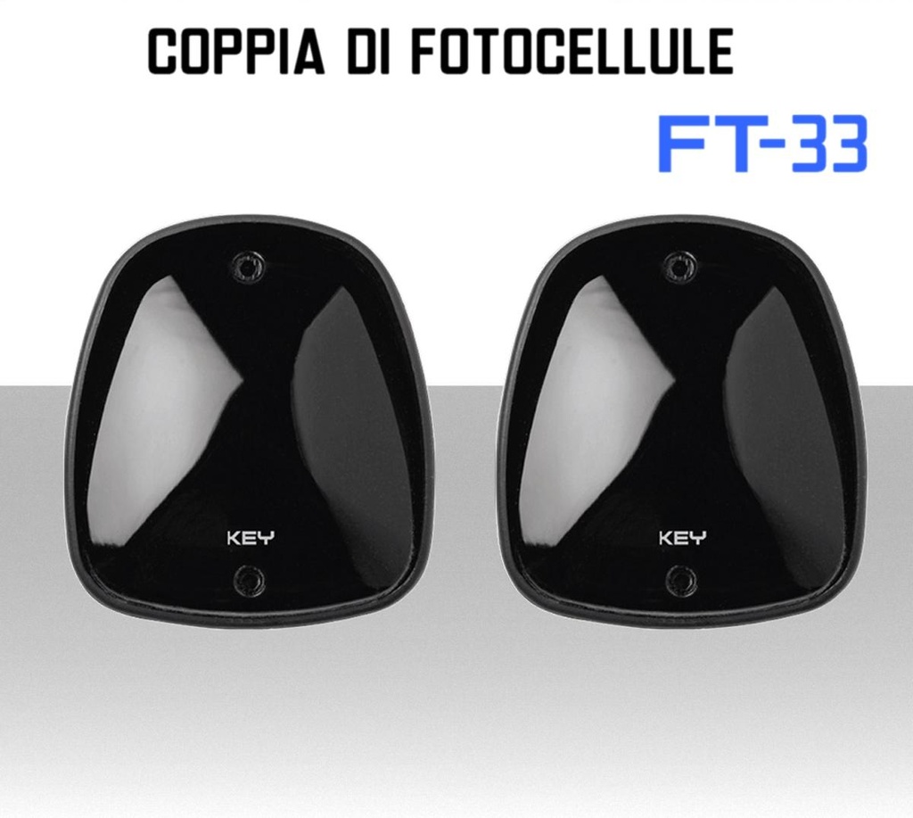 Coppia di fotocellule cancelli da esterno Key automation FT33