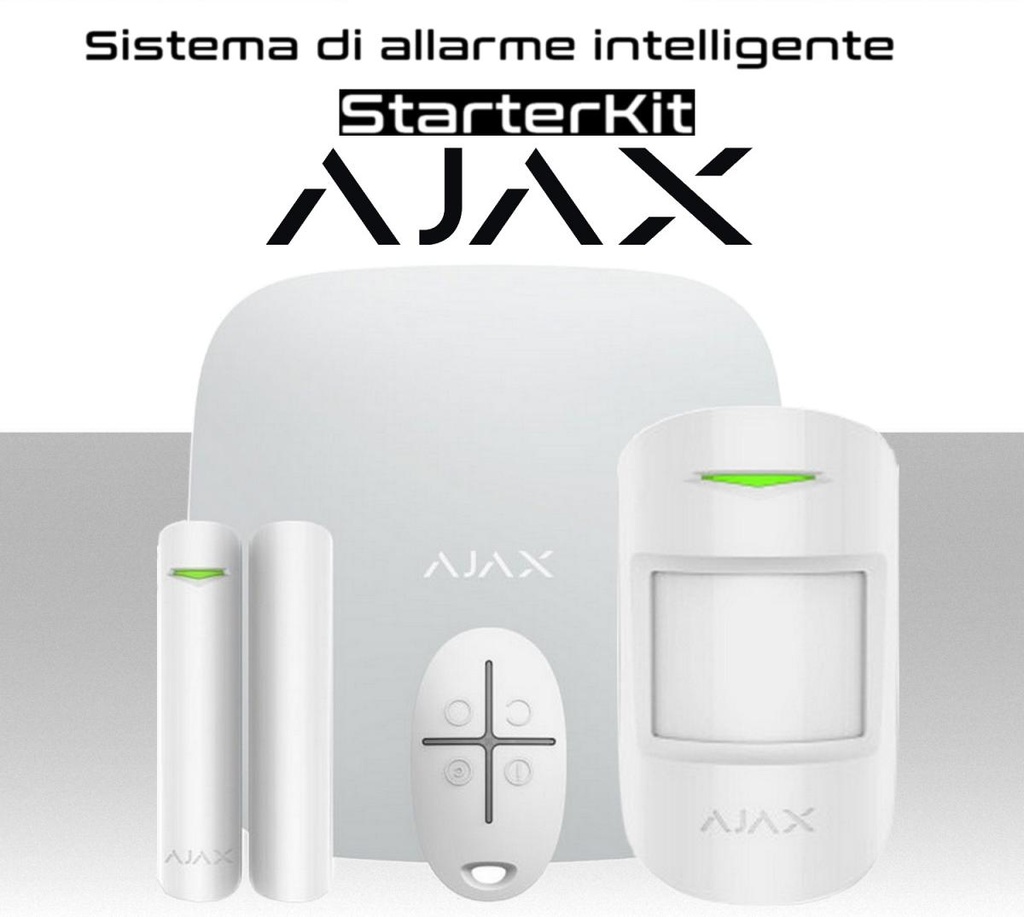 Sistema di allarme antifurto wireless Ajax StarterKit 