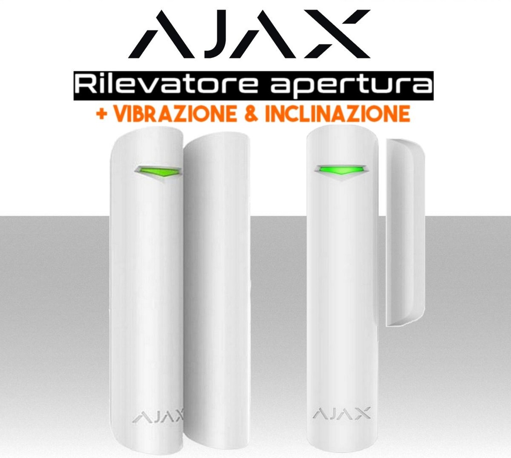 Rilevatore apertura finestre e porte wireless Ajax DoorProtectPlus