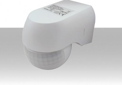 Sensore di movimento per luci interne IP44 orientabile rilevamento 180° distanza 12 metri 