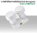 Lnb Monoblocco 1 uscita  Dual Feed  satelliti Hotbird - Astra convertitore Mitan