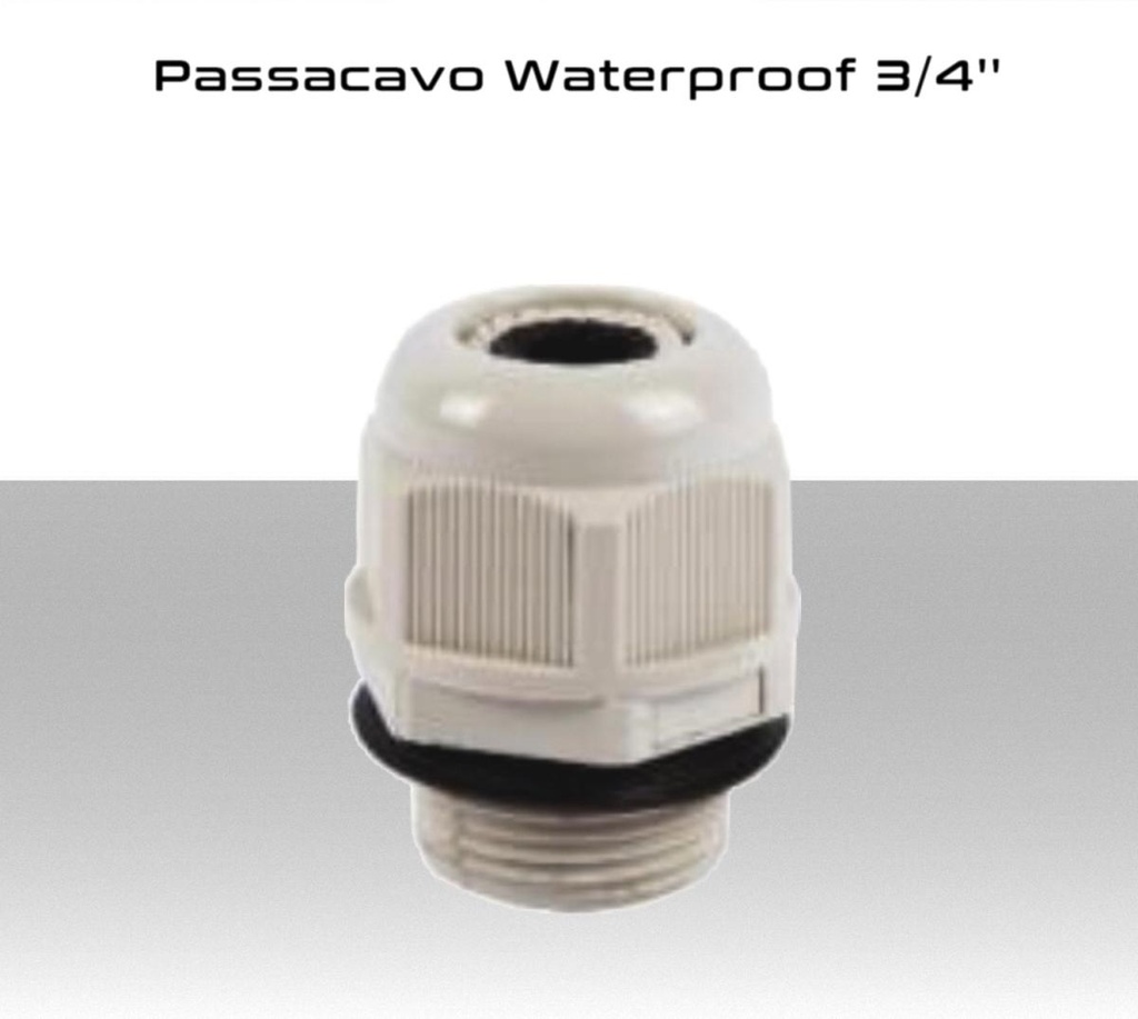 Giunto Passacavo Waterproof 3/4'' in plastica