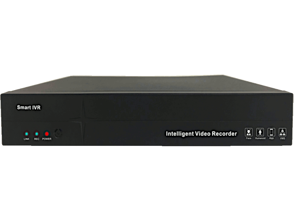 NVR 8 ingressi POE H265 8MPX 4K POE - 6 funzioni di analisi intelligente