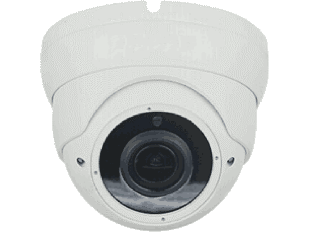 Telecamera Dome IP 5MPX FULL COLOR Varifocal 2.8-12mm POE HTML5 + Audio