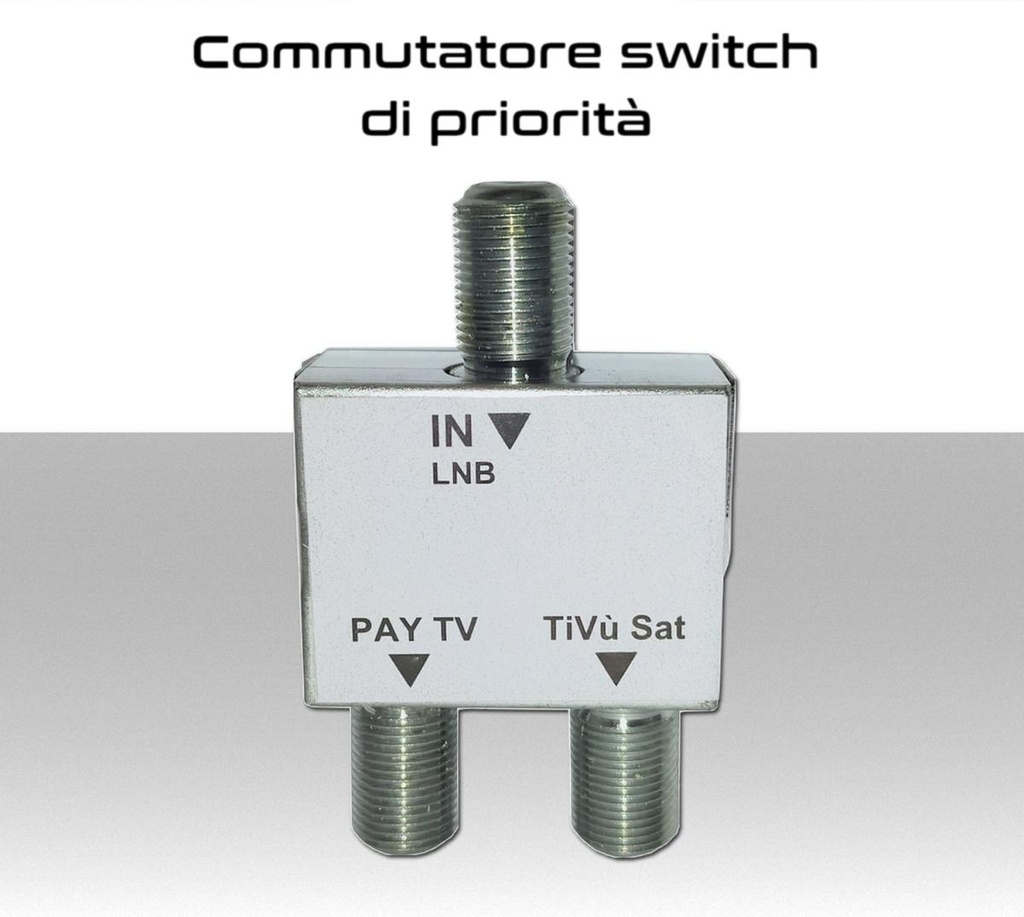 Commutatore switch di priorità decoder PayTV / tivùsat DIGITSAT