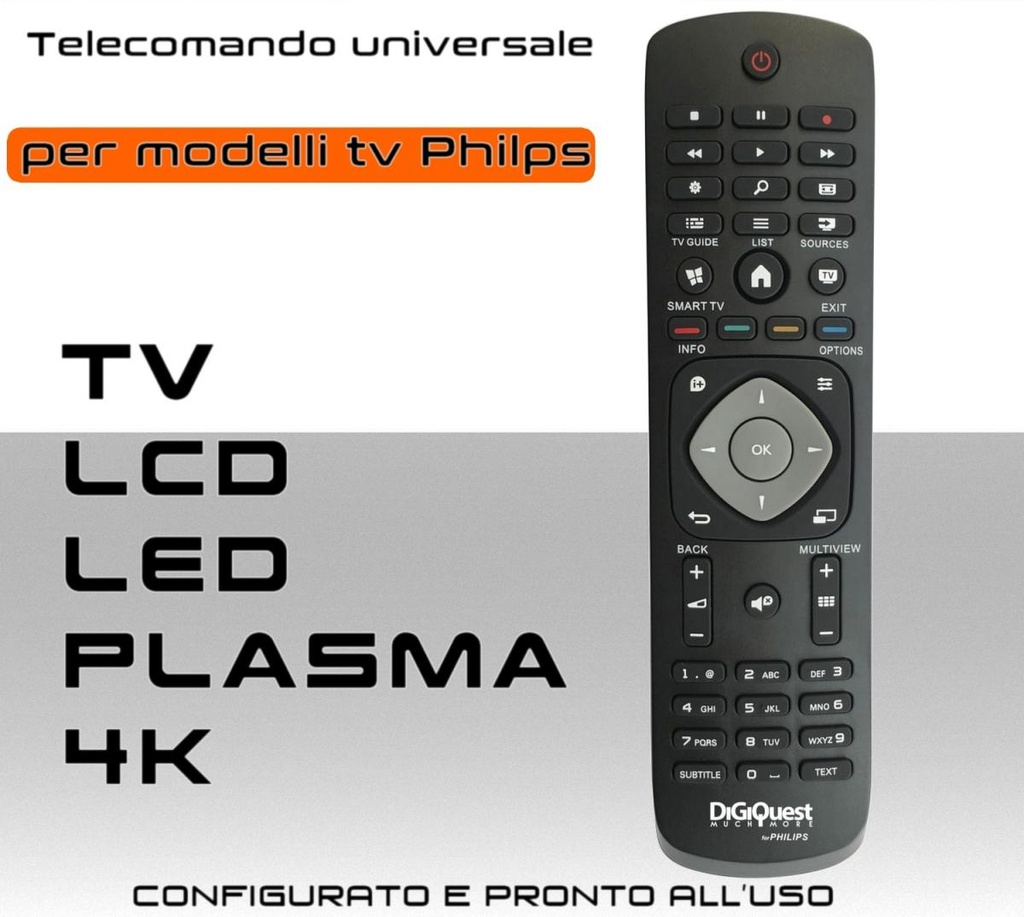 Telecomando universale per TV PHILIPS come l'originale