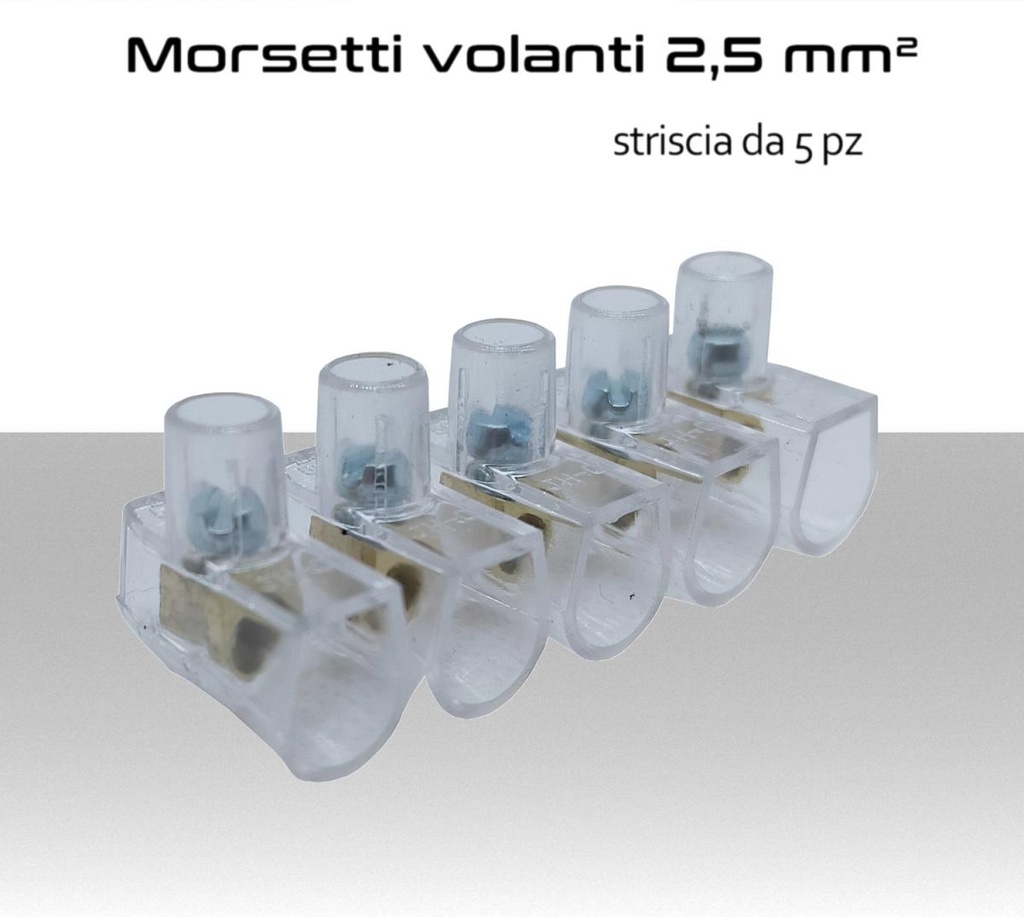 Morsetti elettrici volanti per cavi elettrici da 2,5 mm²