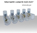 Morsetti elettrici volanti per cavi elettrici da 4,0 mm²