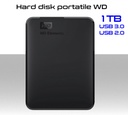 Hard disk portatile western digital  1 TB  USB 3.0 alta velocità