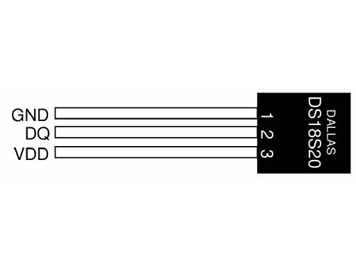 [D004] Sensore temperatura DS18B20 TO92