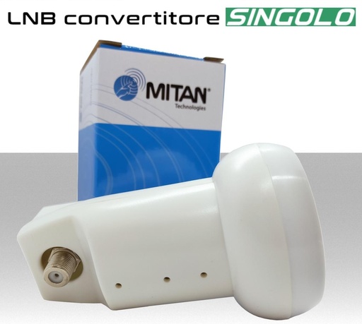 [MS2357] Lnb 1 uscita universale legacy illuminatore singolo per parabola satellitare offset universale MITAN SLA00