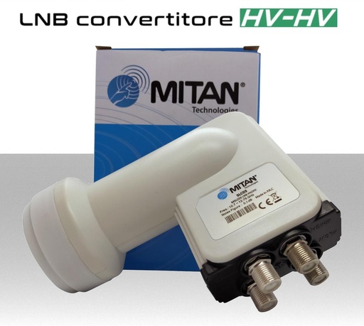 [MS2360] Lnb 4 uscite per multiswitch HV-HV illuminatore per impianti centralizzati  TV MITAN SLC03