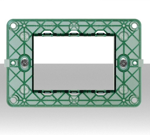 [MS14613] Supporto Vimar 3 moduli  con viti  per scatole Plana 14613