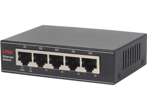 [HT-H3005] Switch 5 porte GIGABIT - ONV