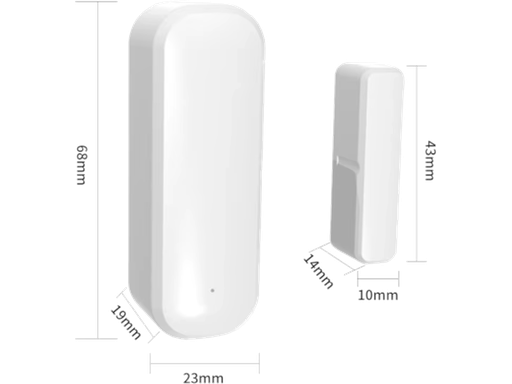 [STWS1A] TUYA - Sensore magnetico Apertura Porta WiFi - Batterie 2xAA