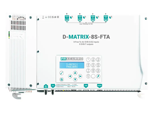 [MS2313C] Centrale satellitare per Hotel Fracarro D-Matrix-8S-FTA