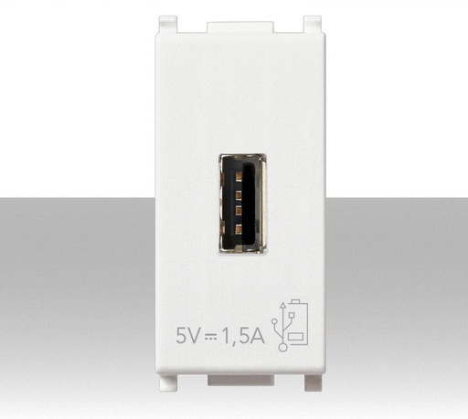 [MS14292] Presa USB alimentazione 5V 1,5A bianco Vimar 14292