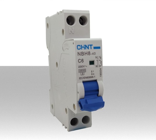 [MS2411] Interruttore magnetotermico 6A compatto 1 modulo CHINT