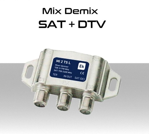 [MS1534] Mix Demix  Miscelatore demiscelatore EK 2 ingressi DTV/SAT 