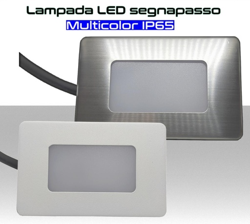 [MS2852] Faretto segnapasso per esterno a LED luce regolabile Calda,Naturale,Fredda IP65