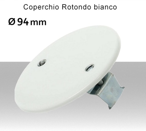 [MS02646] Coperchio tondo bianco Ø 94mm Vimar 02646