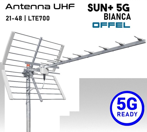 [MS3203] Antenna UHF OFFEL SUN+ 5G direttiva 15 elementi  in alluminio 5G Ready