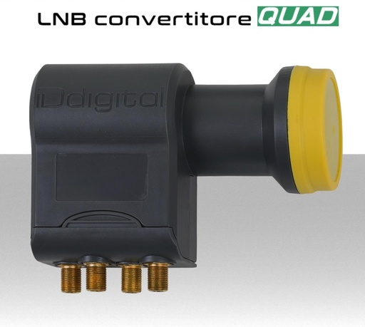 [MS3313] Lnb 4 uscite QUAD universale indipendenti per parabola satellitare offset IDdigital LNB 149