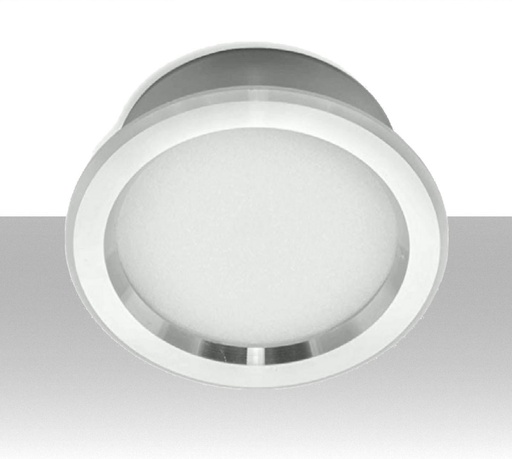 [LIN-P60C] Faretto a led incasso slim 3 watt 3000K per mobili mensole, sotto cappa cucina e mobiletti bagno. Foro Diametro 60mm