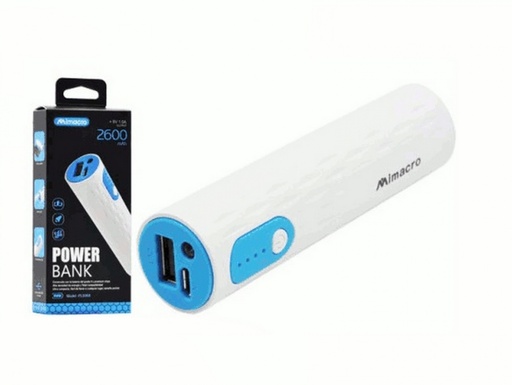 [MIM33-516] Power bank 2600mA 5V BLU