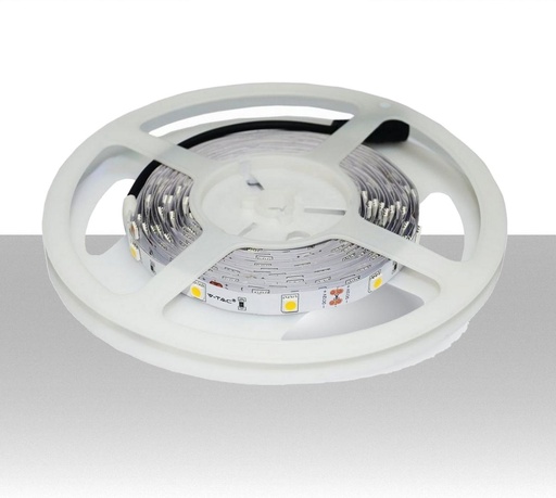 [SKU-2405] Strip LED 12V 4000K SMD3014 18W/m 204 LED/m IP20 10mm - Rolla da 5 metri - 1700 lumen/metro