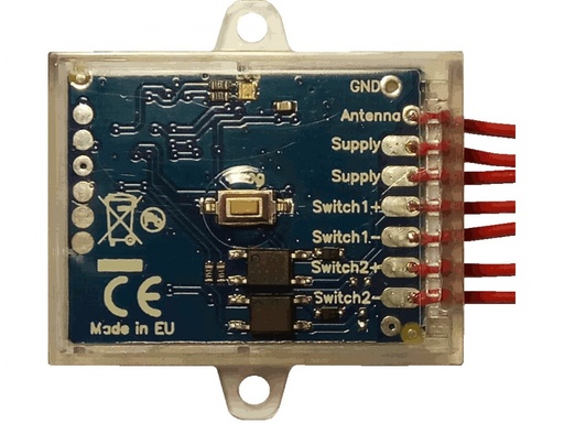 [RA644] Micro ricevente universale 2 canali con fotoaccopiatori