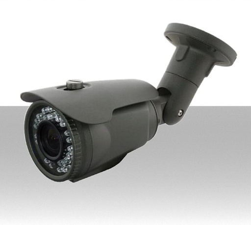 [IPC104-2] IP camera waterproof 2Mpx 1/2.8" Sony Hiliconics Varifocal 3:12mm IR 40 metri - In metallo