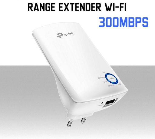 [MS0453] Ripetitore WiFi wireless 300Mbps WPS con Porta LAN ethernet 