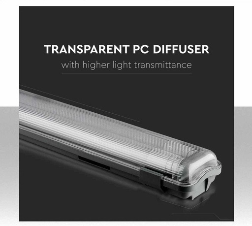 [SKU-6387] Plafoniera lineare LED 120cm 2x36W 4000K IP65