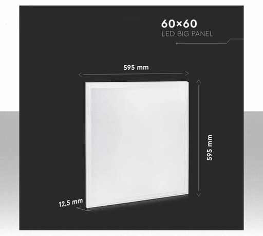 [SKU-2160246] Pannello LED 40W 60x60cm 4000K 4950 lumen - Driver Incluso