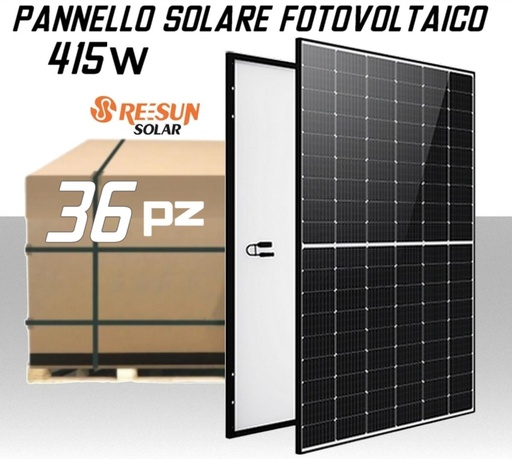 [MSREM415W108NN] Pannelli fotovoltaici 415W per impianti solari pallet da 36 moduli RAEE INCLUSO