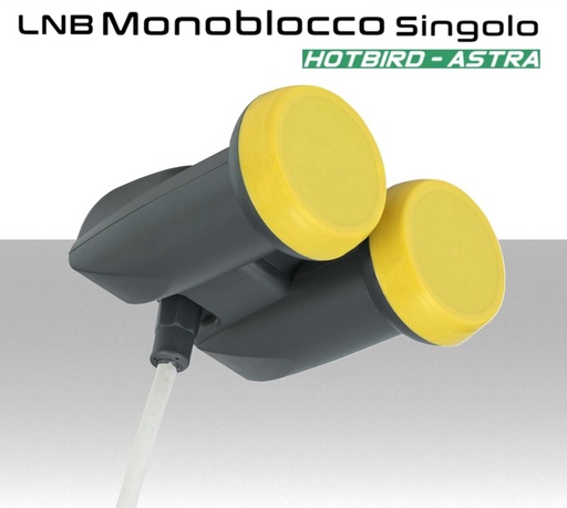 [MS3316] Lnb Monoblocco 1 uscita Dual Feed satelliti Hotbird - Astra convertitore IDdigital LNB 219